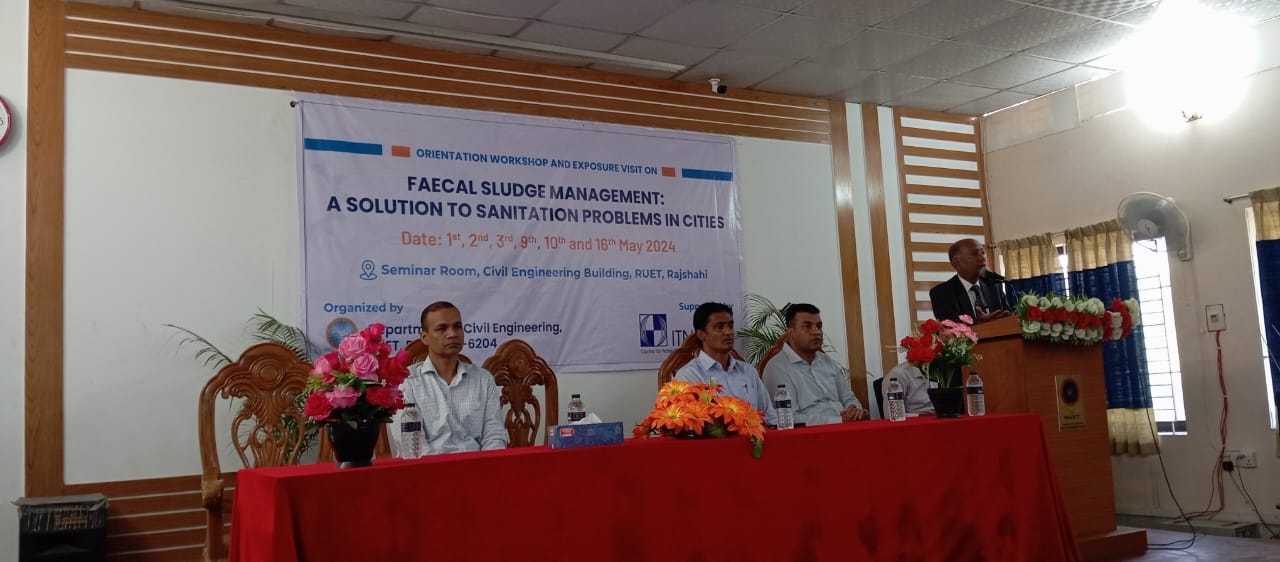 Five-day Long Workshop on Fecal Sludge Management Organized by the Department of Civil Engineering